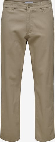Only & Sonsregular Chino hlače 'ONSNICKY' - bež boja: prednji dio