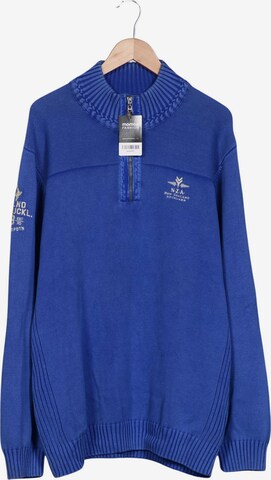 NZA New Zealand Auckland Pullover XXXL in Blau: Vorderseite