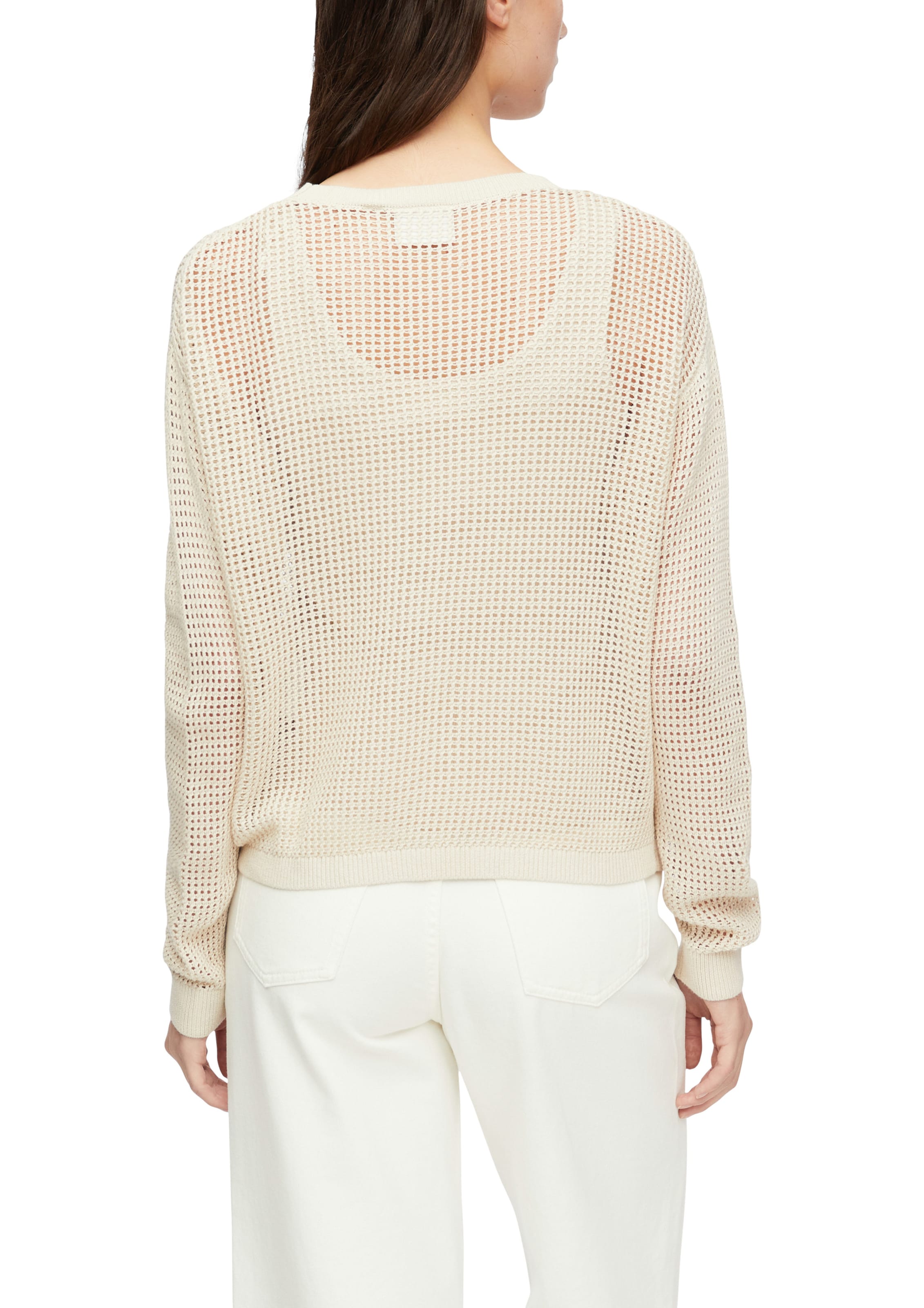COMMA Strickpullover in Beige