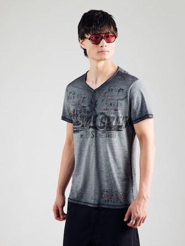 CAMP DAVID Shirt in Blue: front