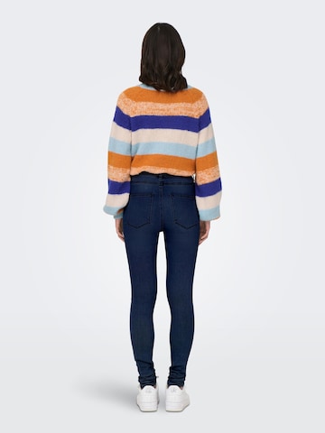 ONLY Skinny Jeans 'Luna' in Blauw