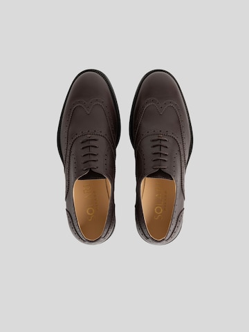 Chaussure à lacets 'Brogue' Solari Milano en marron