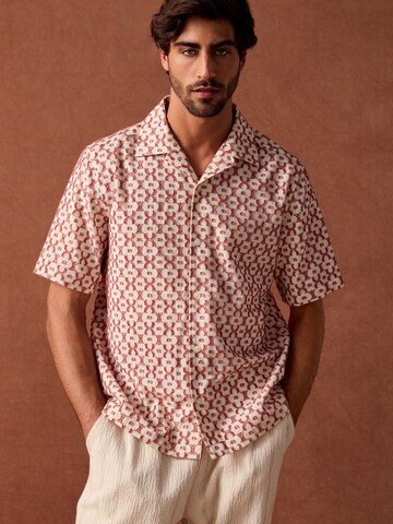 Next Rovný strih Košeľa - Červená: predná strana