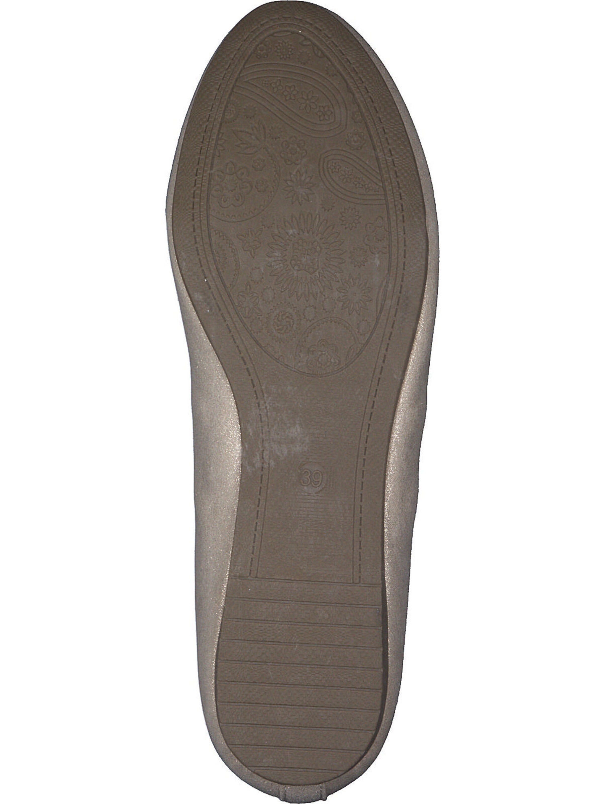 INDIGO Ballet Flats in Gold