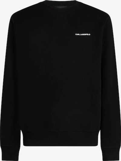 Karl Lagerfeld Sweater majica 'Rue St-Guillaume' veličine L u crna / bijela, Pregled proizvoda
