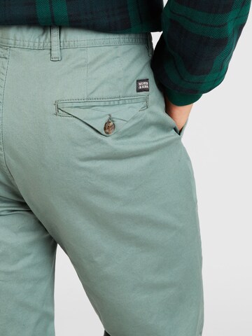 SCOTCH & SODA Slimfit Chino kalhoty 'Stuart' – zelená