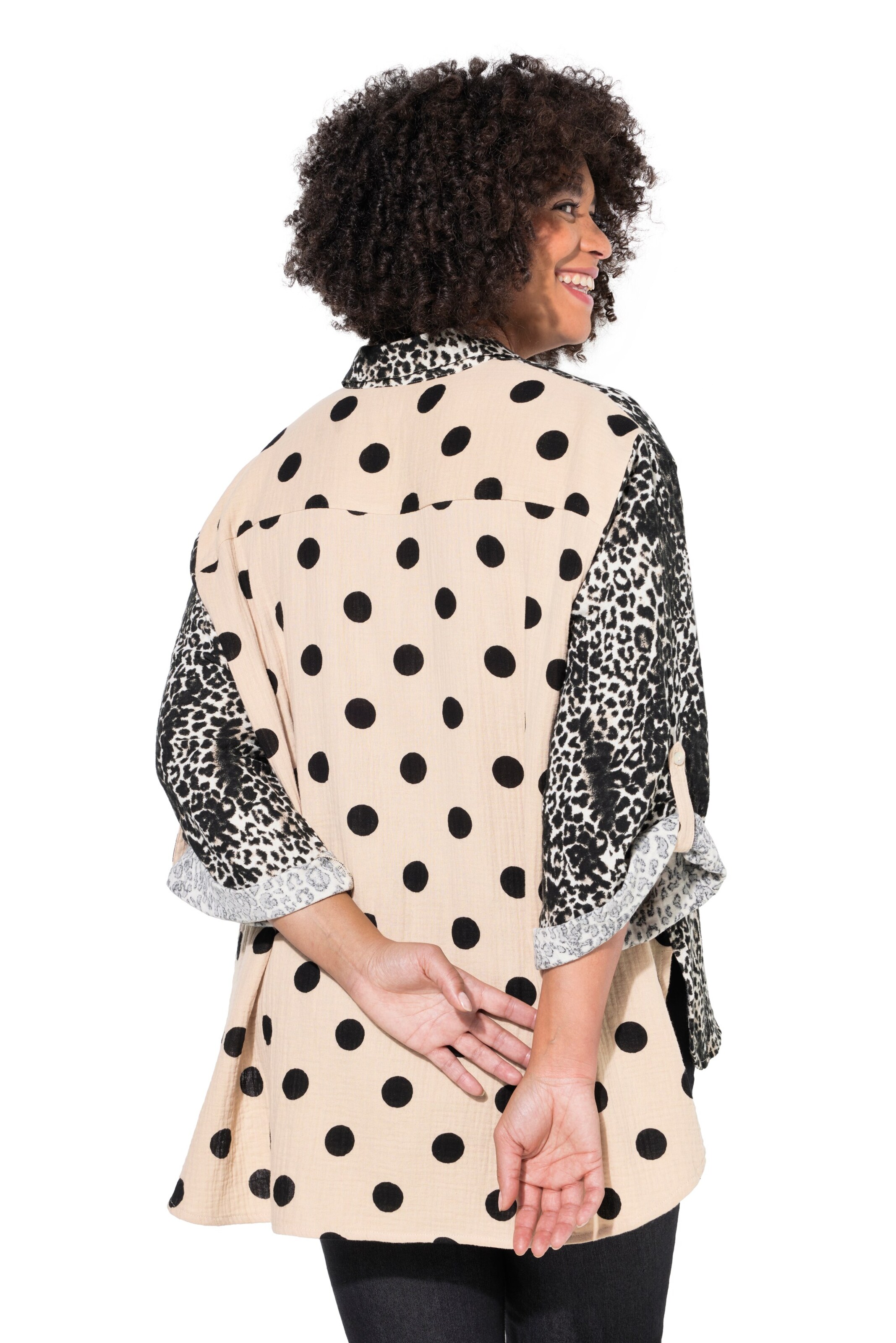 Angel of Style Blouse in Zwart