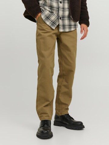 JACK & JONES Regular Byxa 'Kane' i brun: framsida