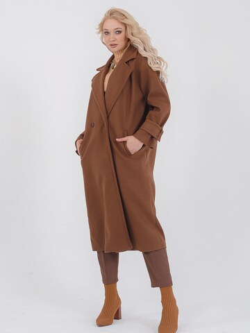 Manteau mi-saison ' Teah ' FRESHLIONS en marron