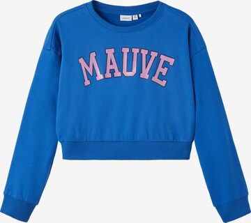 NAME IT Sweatshirt 'NAMAUVE' in Blau: predná strana