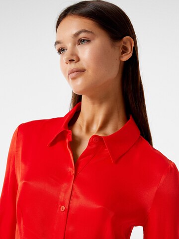 Camicia da donna di Bershka in rosso