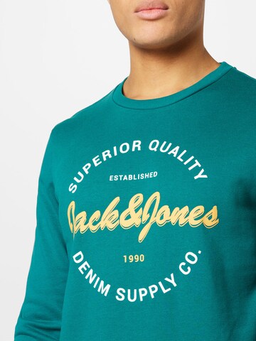 JACK & JONES Свитшот 'ANDY' в Зеленый