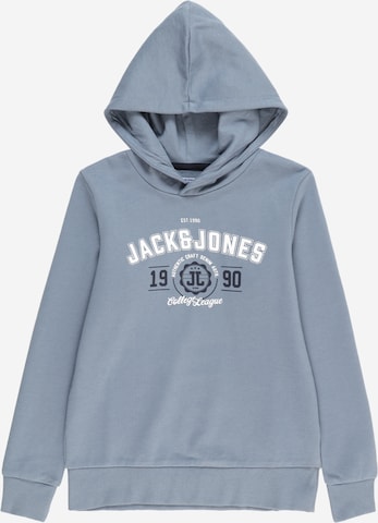 Jack & Jones Junior Mikina 'Andy' – modrá: přední strana