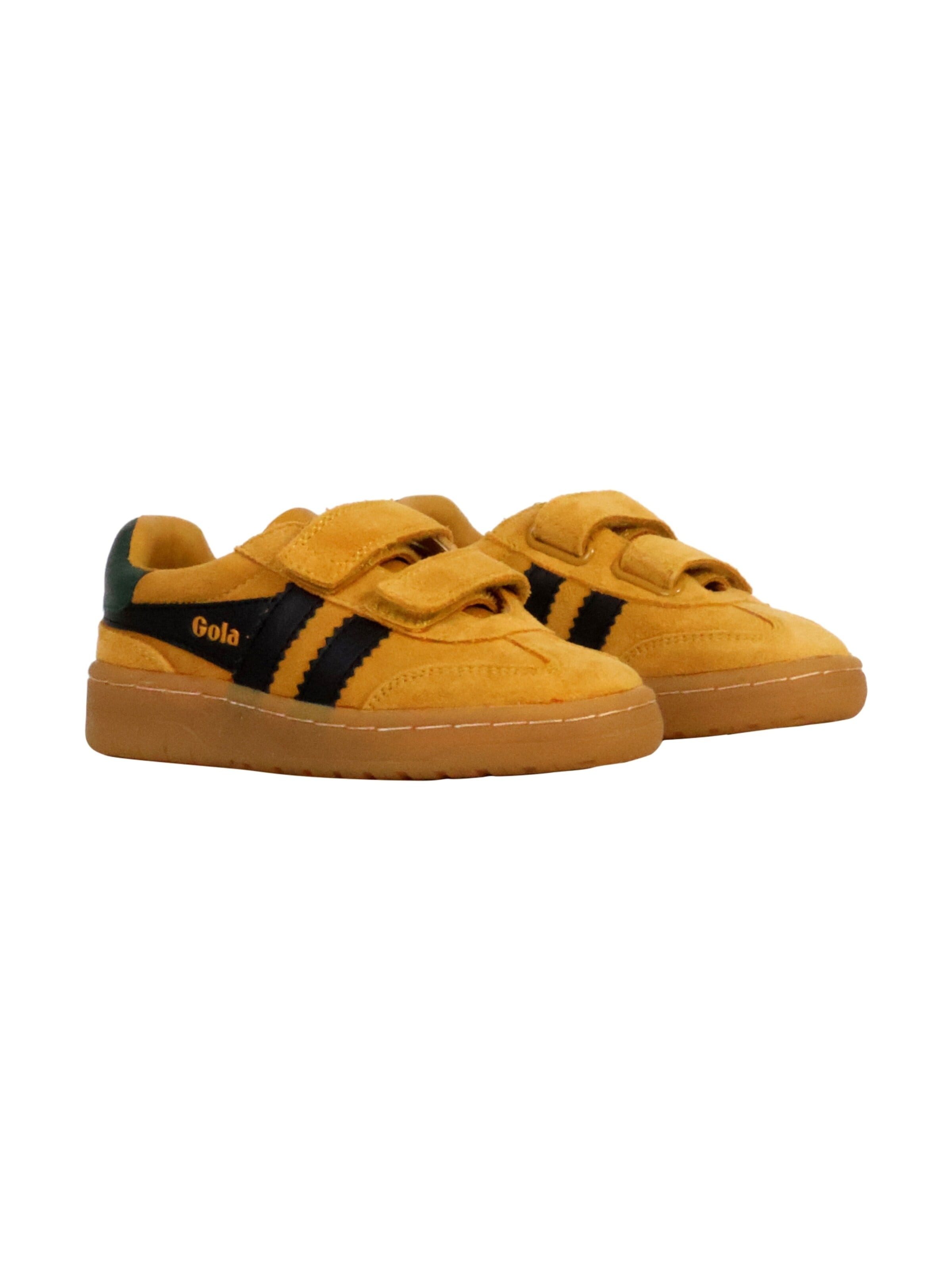 Gola Sneakersy 'Viper Strap Kinder-Sneaker aus Leder' w kolorze żółty