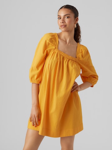 VERO MODA - Vestido 'Macia' en amarillo: frente