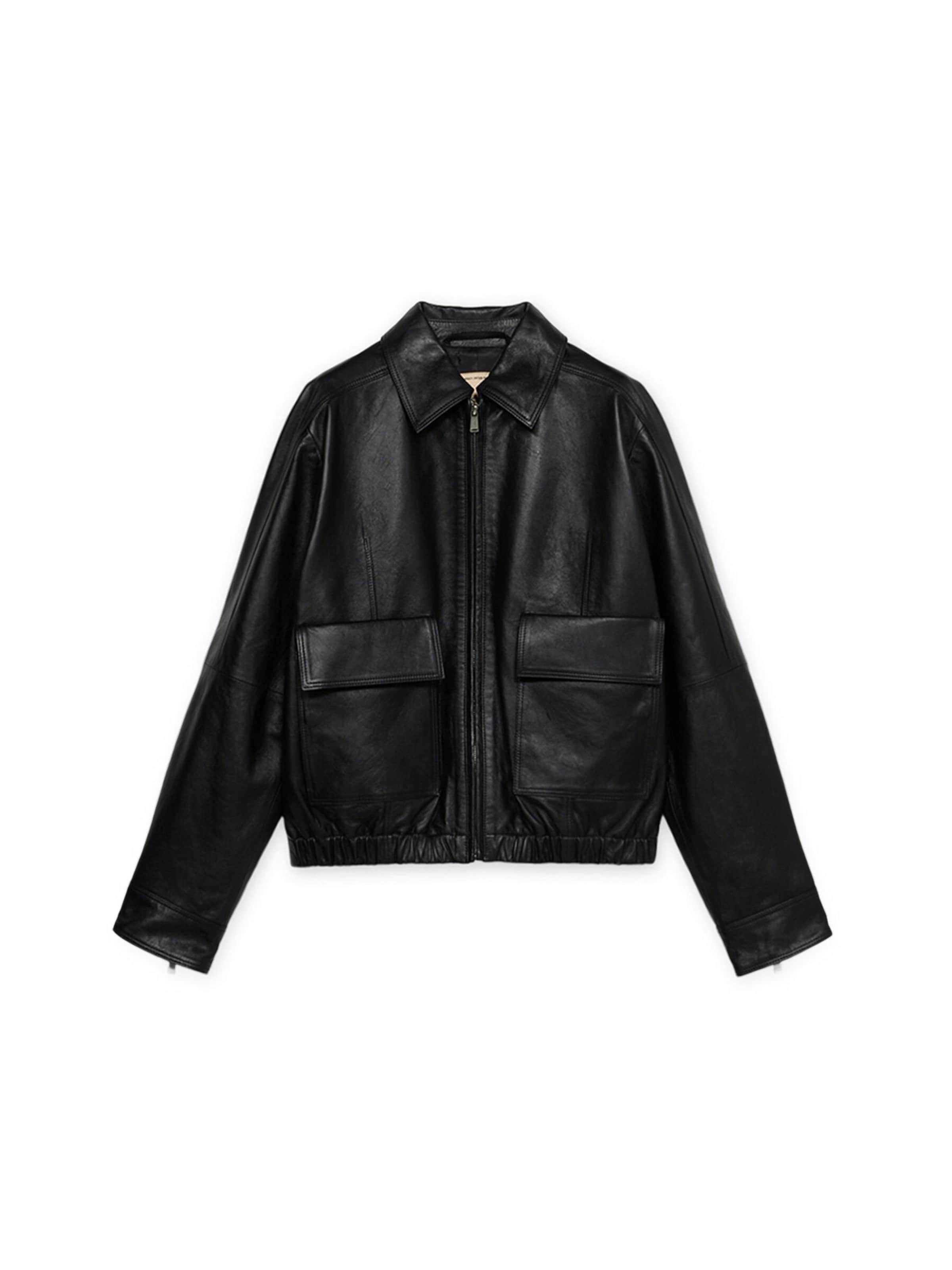 Trussardi Übergangsjacke‌‌‌‌‌‌‌ in Schwarz: Vorderseite