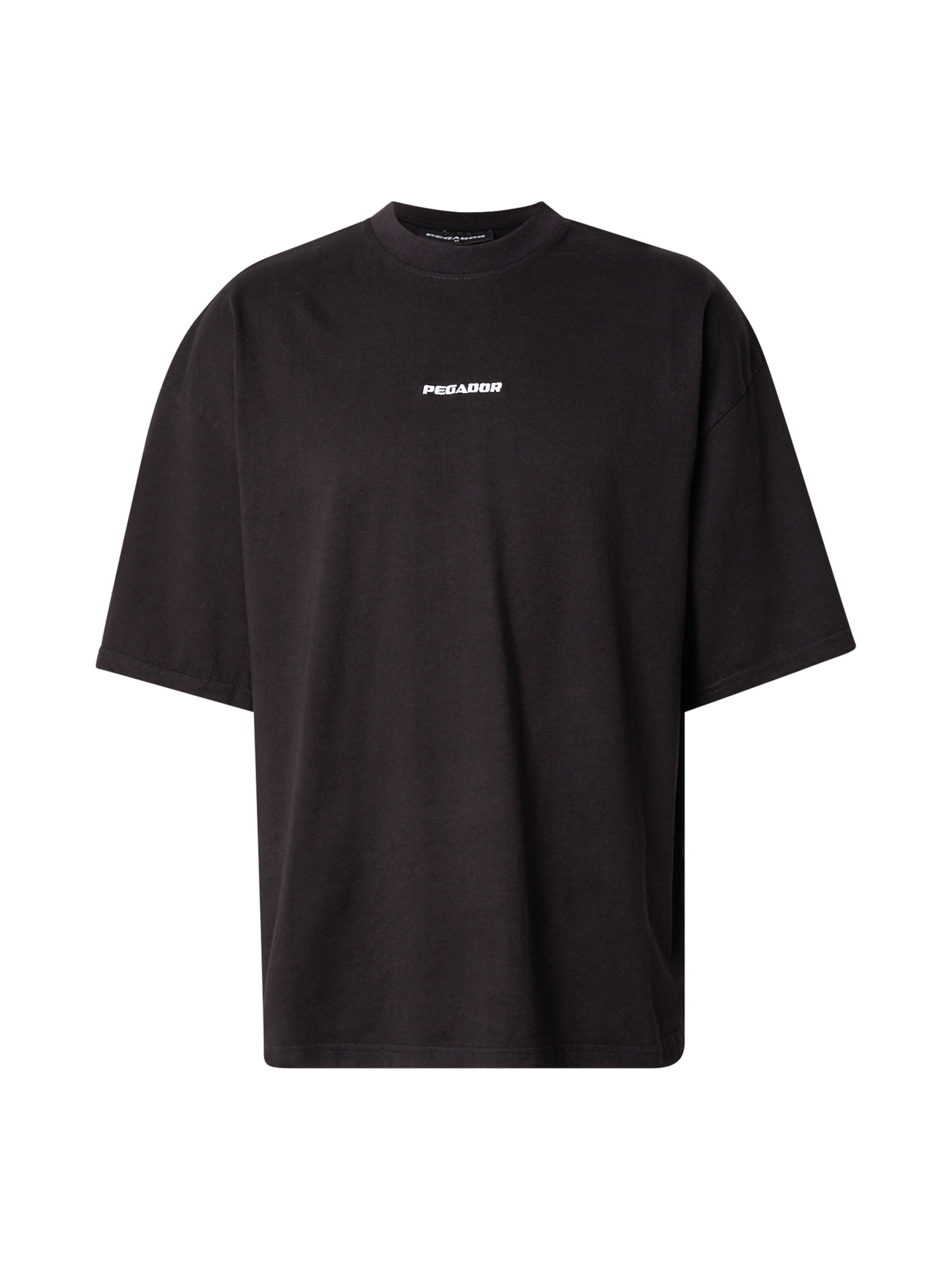 Maglietta di Pegador in nero: frontale