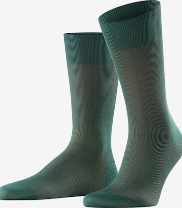 FALKE Socks 'Fine Shadow' in Green: front