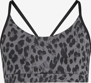ADIDAS SPORTSWEAR - Top deportivo en gris: frente