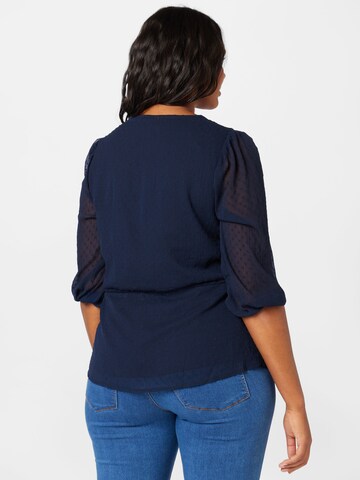 ONLY Carmakoma Blouse 'BETTINA' in Blue