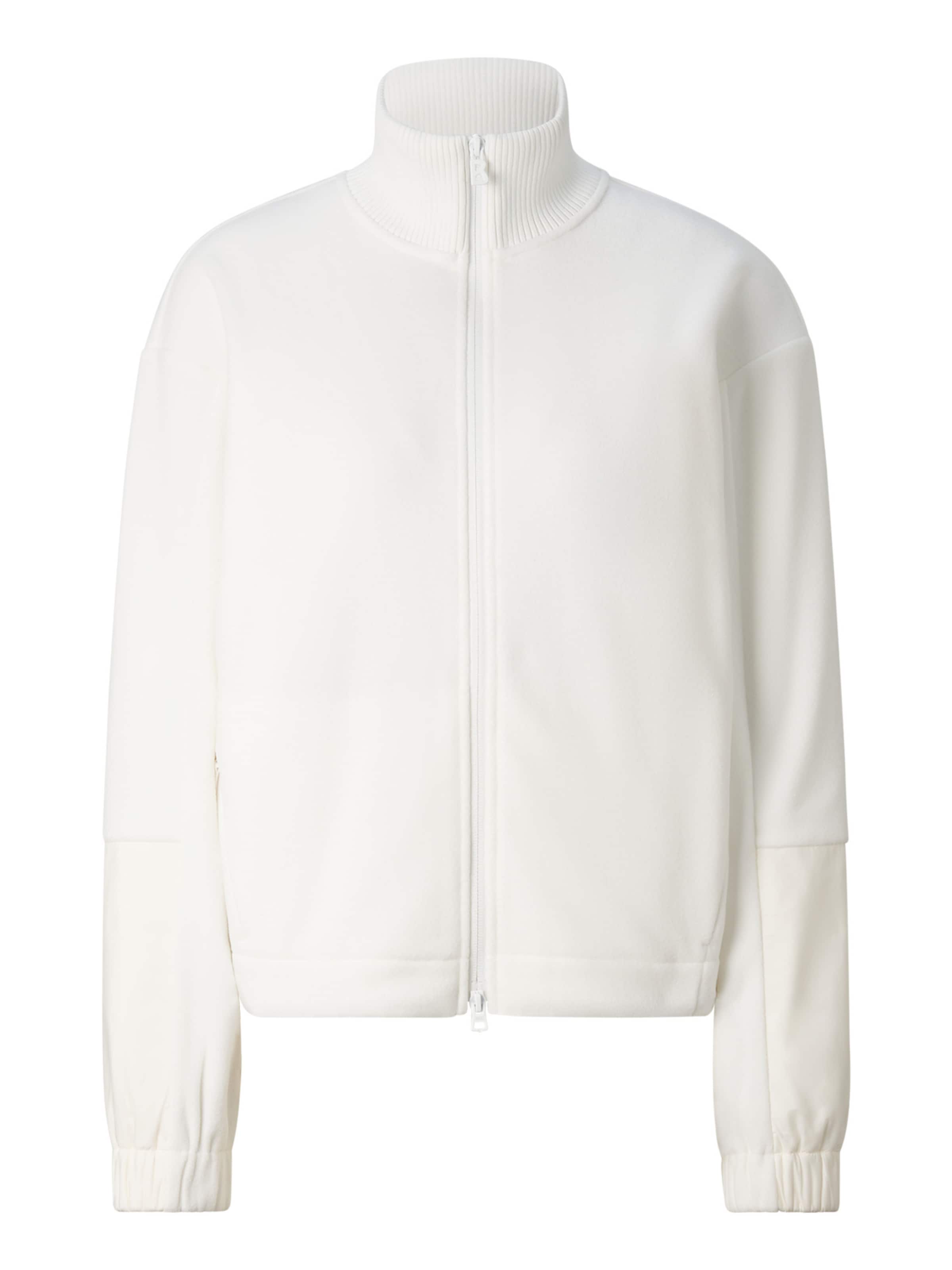 Bogner Fire + Ice Fleecejacke in Weiß: Vorderseite
