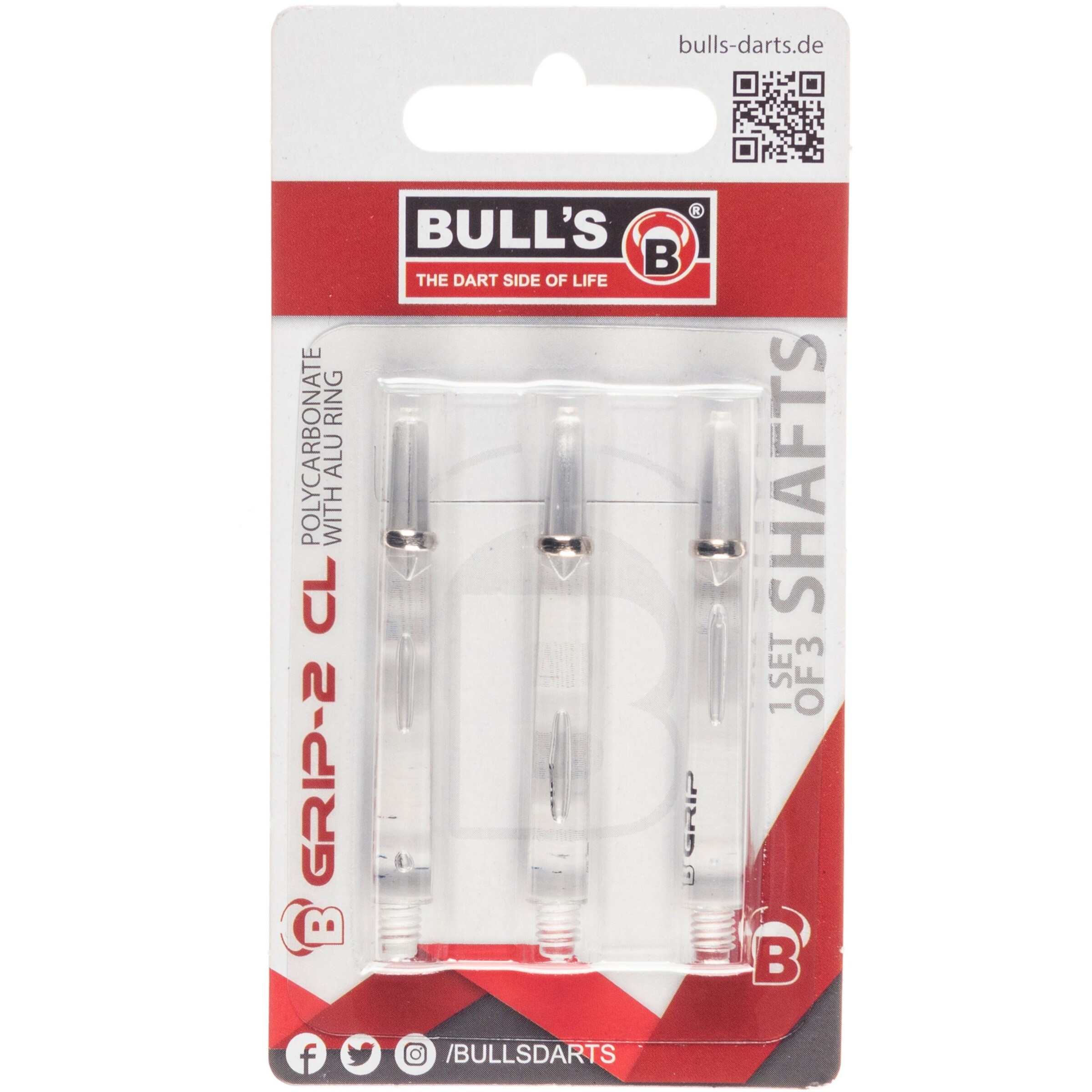 BULL'S Dartpfeil in Grau