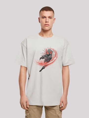T-Shirt 'DC Comics Aquaman Black Manta Flash' F4NT4STIC en gris : devant