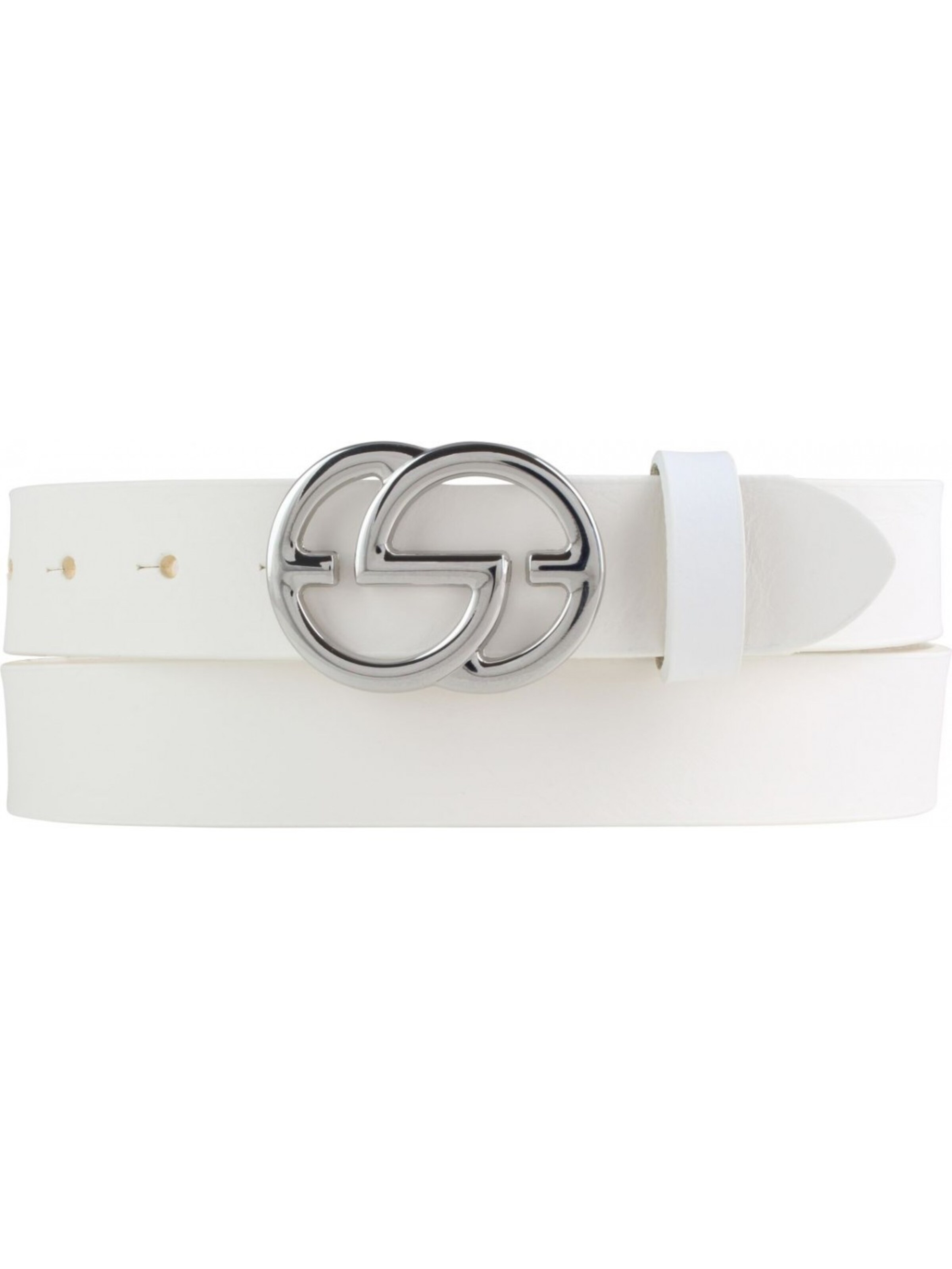 BELTINGER Belt 'Trevisoo' in White: front