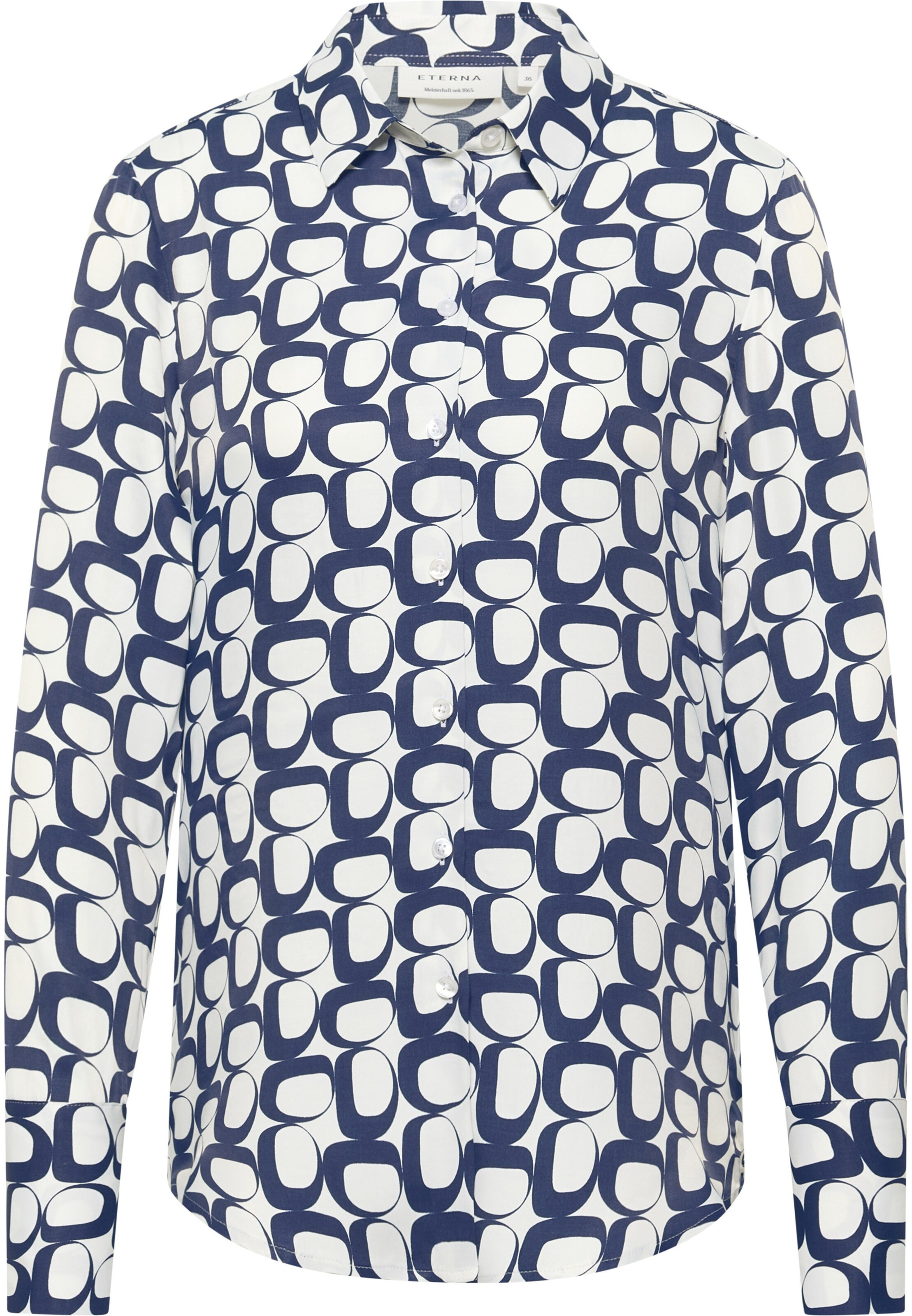 ETERNA Bluse in Blau: Vorderseite