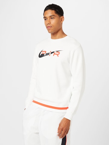 Nike Sportswear Sweatshirt 'AIR' i vit: framsida