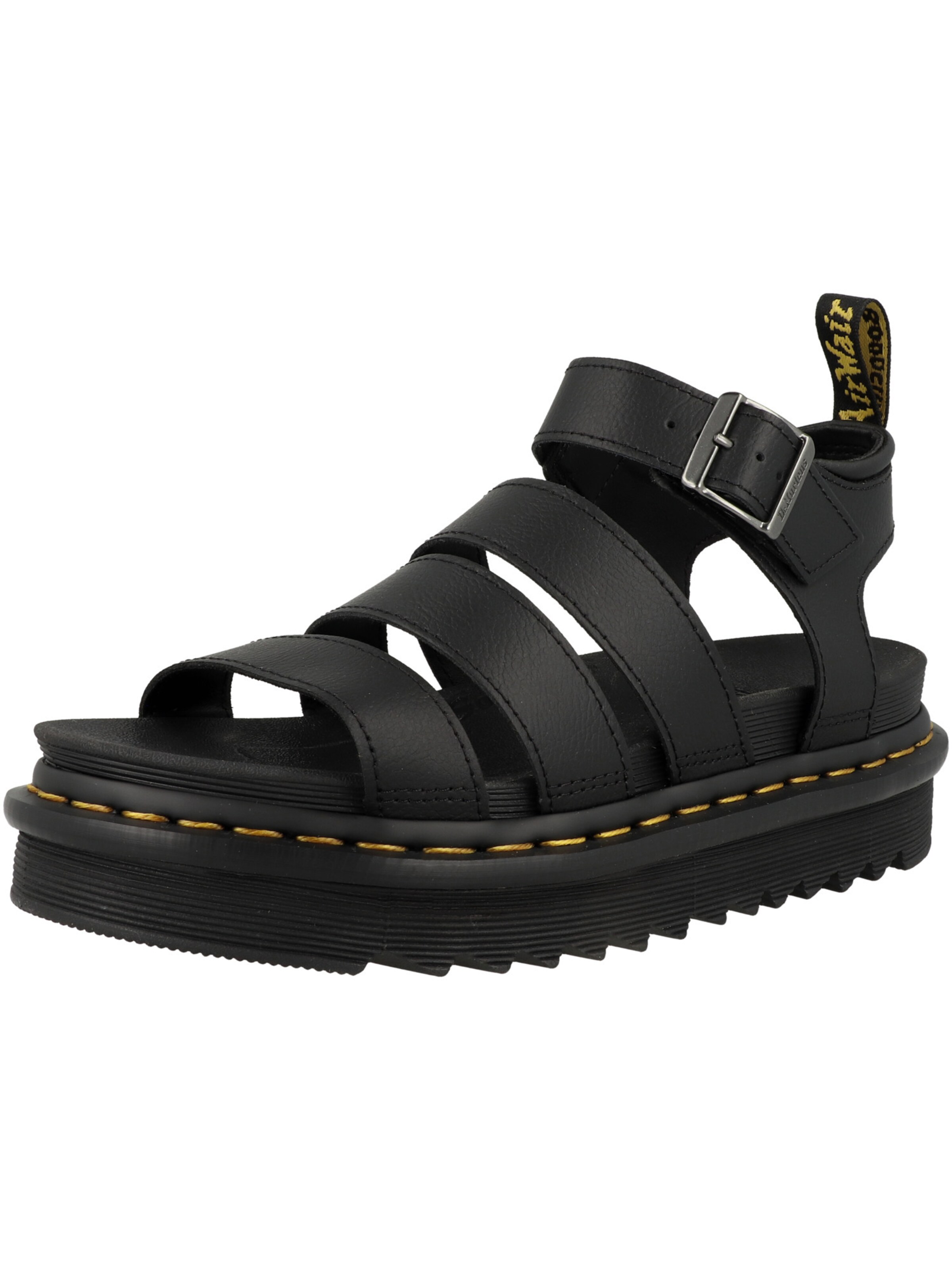 Dr. Martens - Sandália 'Blaire' em preto: frente