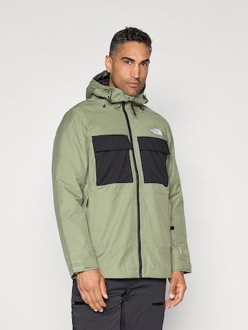 Geacă outdoor 'FOURBARREL' de la THE NORTH FACE pe verde: față