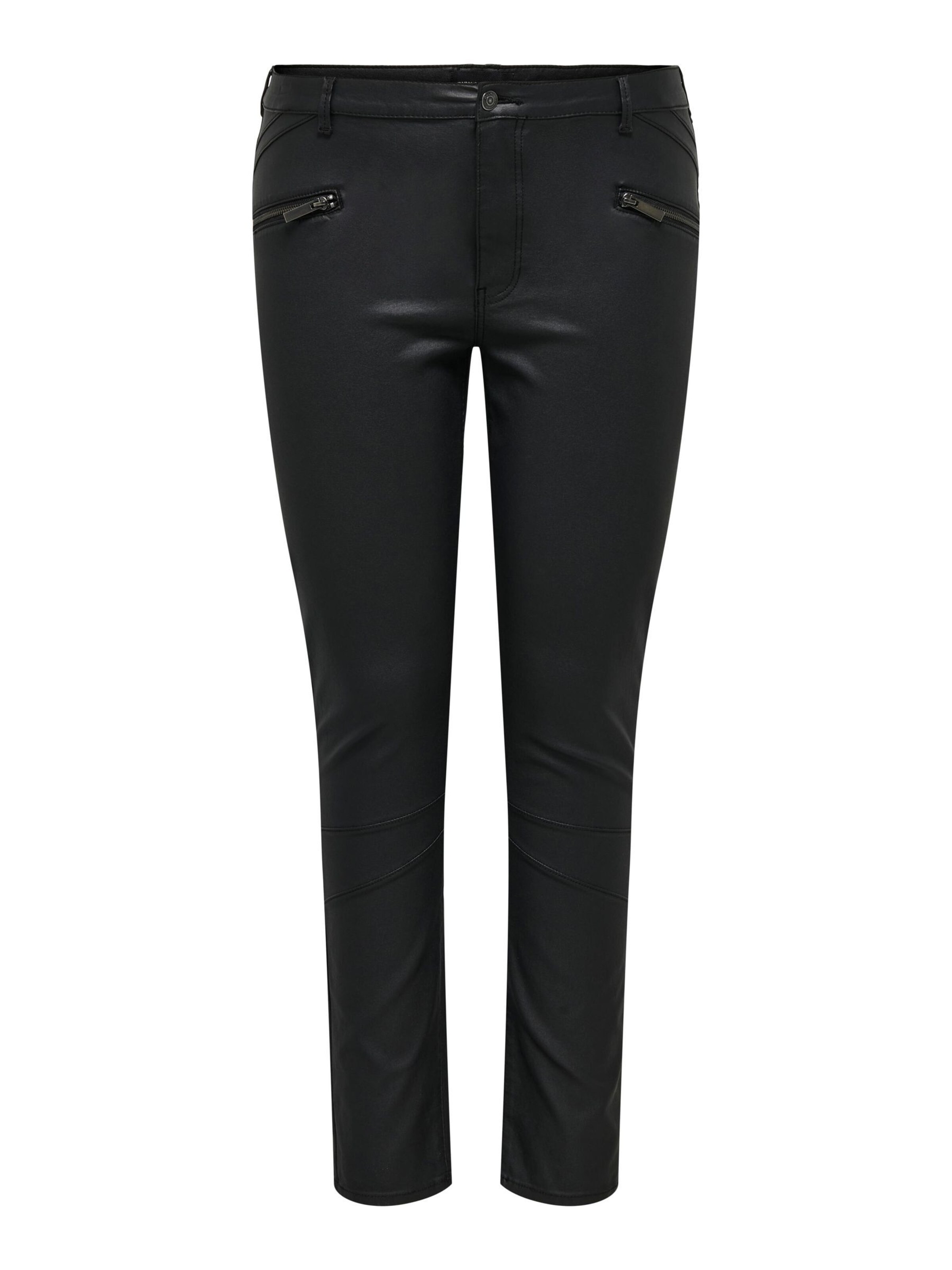 ONLY Carmakoma Slimfit Bukser 'CARSela-Nya' i sort: forside