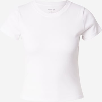 HOLLISTER Футболка в Белый: спереди