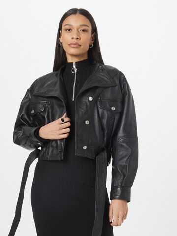 Goosecraft Between-Season Jacket 'Daiguiri' in Black: front