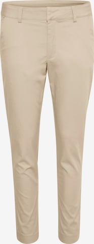 Kaffe - Slimfit Pantalón chino 'KA Lea' en beige: frente