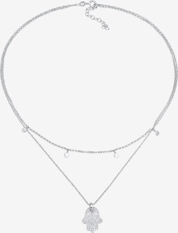 ELLI Necklace 'Hamsa Hand' in Silver