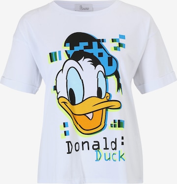 PRINCESS GOES HOLLYWOOD T-Shirt 'Donald Duck' in Weiß: predná strana