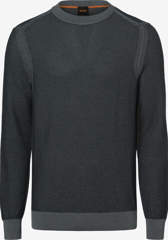 BOSS Sweater 'Aquila' in Grey: front