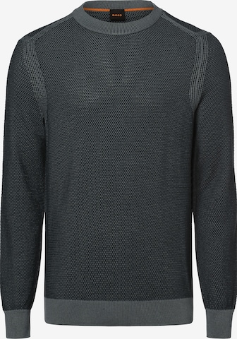 BOSS Orange Sweater 'Aquila' in Grey: front