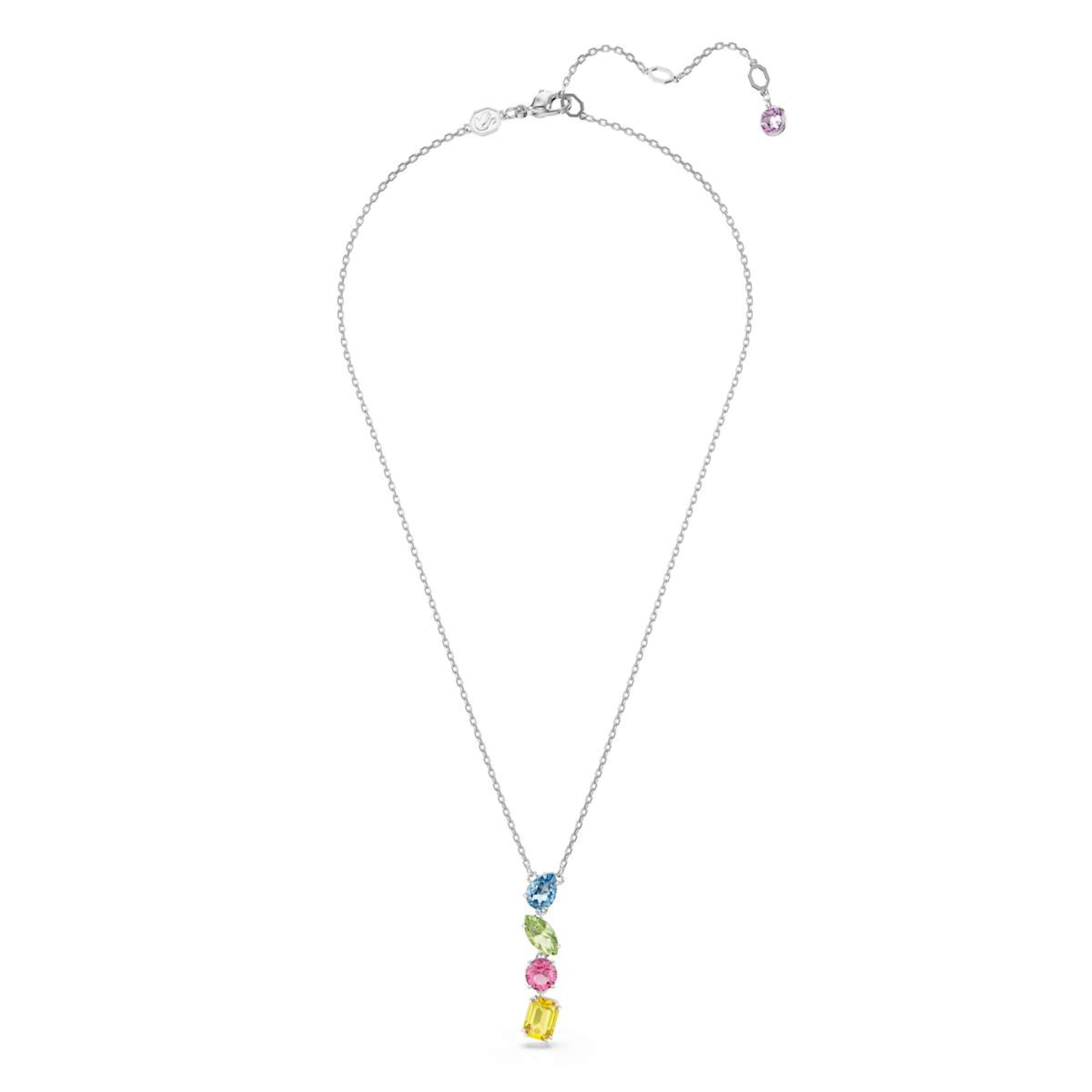 Swarovski Ketting in Zilver: voorkant