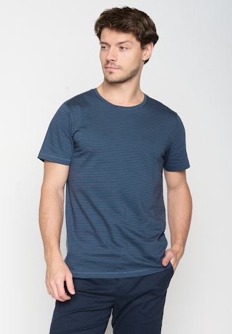 GREENBOMB Shirt in Blauw: voorkant