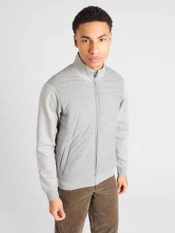 Hackett London Sweatjacke 'MARL' in Grau: predná strana