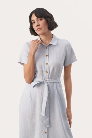 Part Two Shirt Dress 'Eflin' in Grey: front