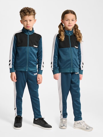 Hummel Trainingspak in Blauw: voorkant
