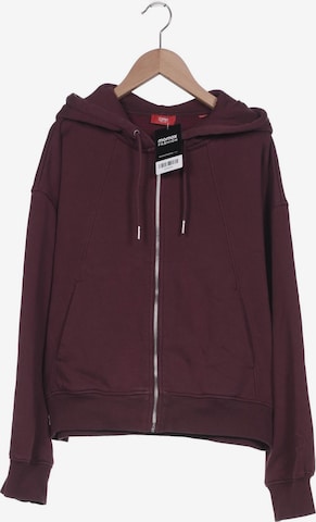 ESPRIT Sweatshirt & Zip-Up Hoodie in XXXL in Red: front
