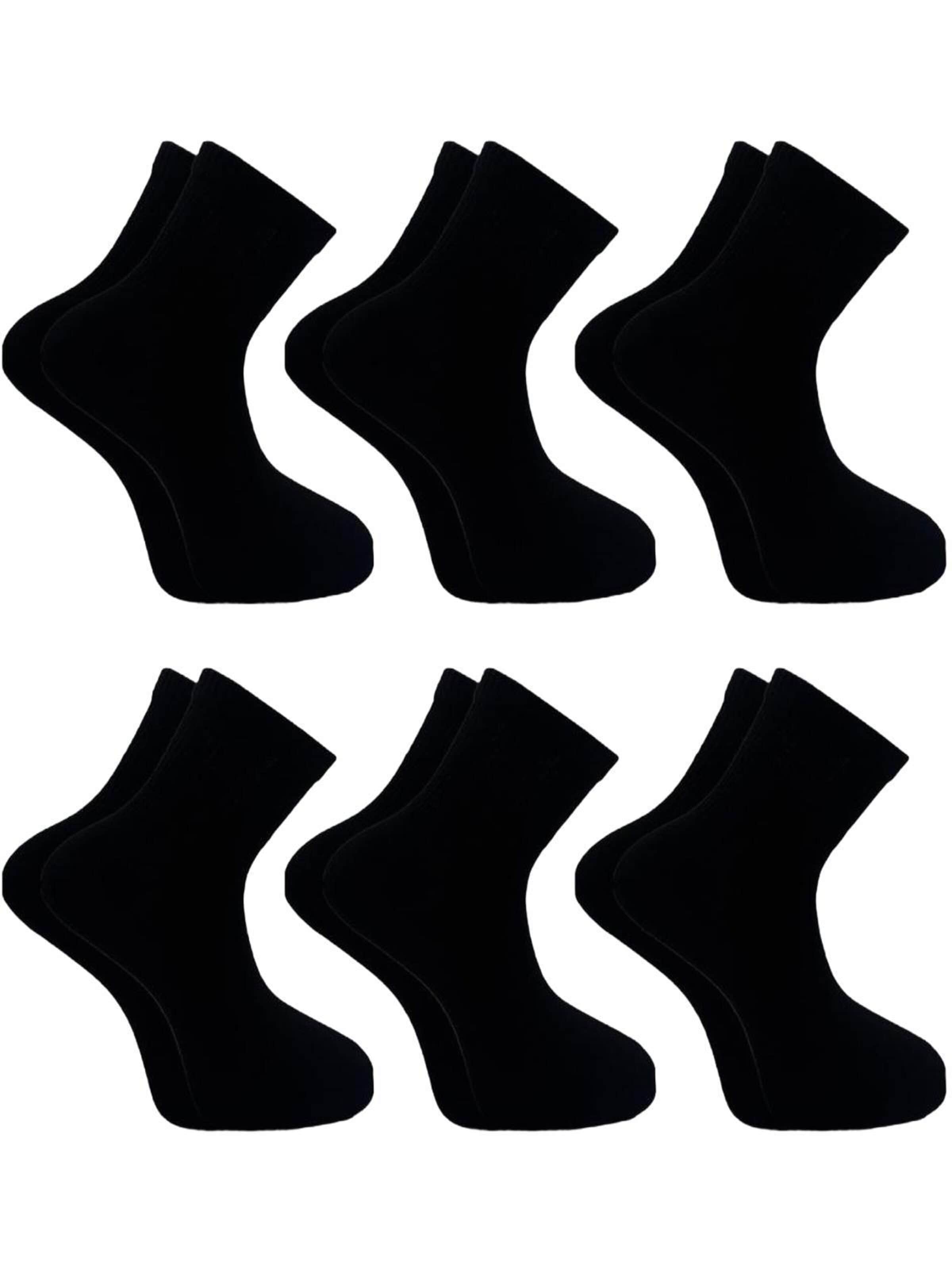 El Sueno Socks 'Quarter Sportsocken' in Black: front