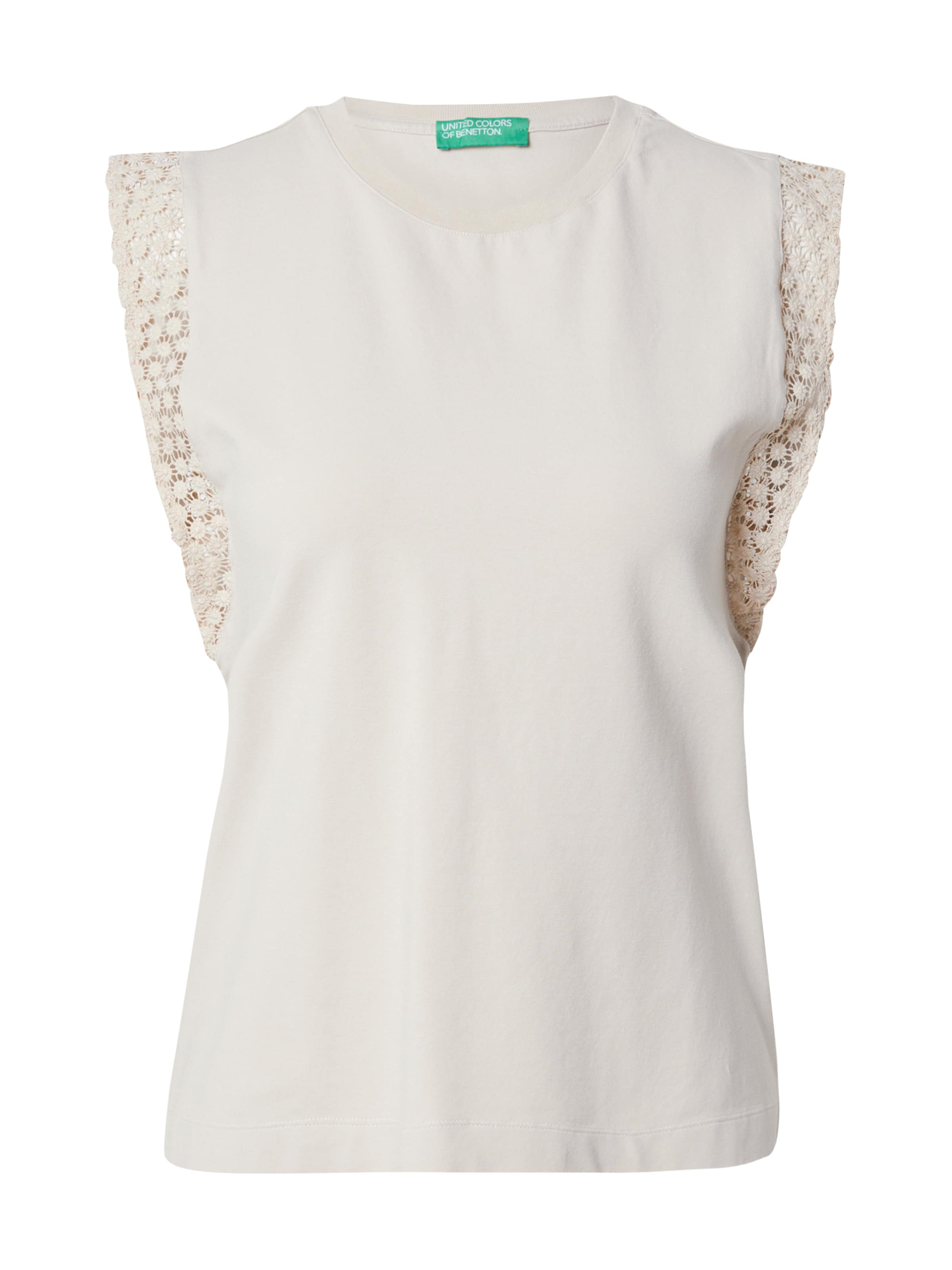 UNITED COLORS OF BENETTON Koszulka w kolorze beżowy: przód