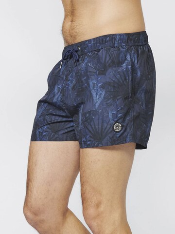 KOROSHI Badeshorts in Blau