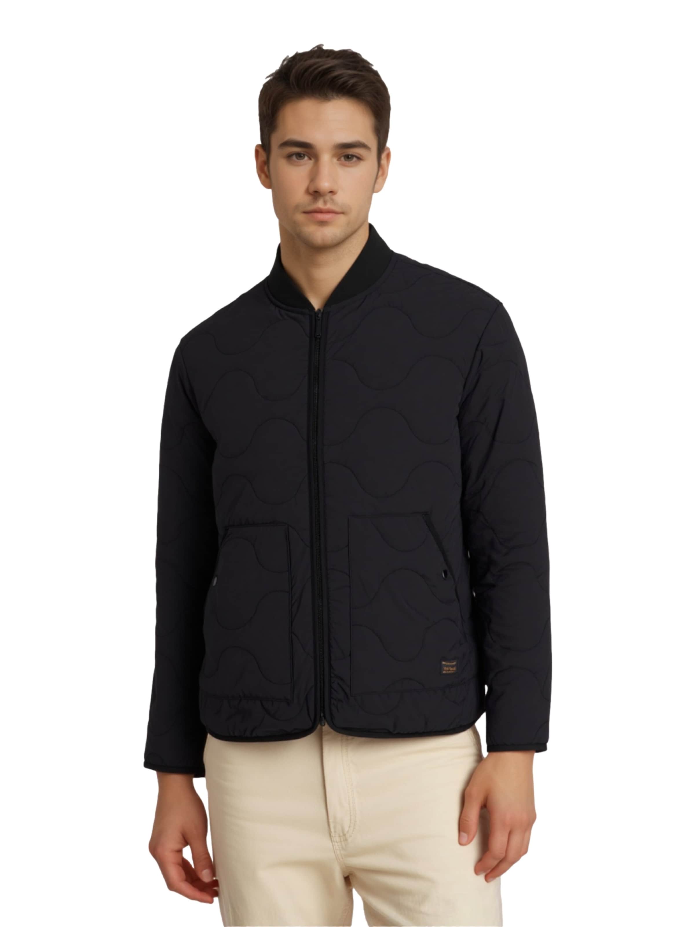 JACK & JONES Jacke 'Union' in Schwarz: Vorderseite